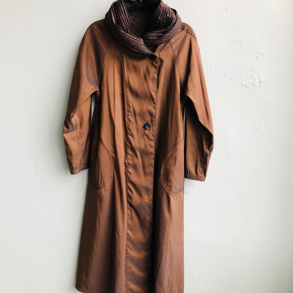 MYCRA PAC Raincoat Short Donnatella Espresso